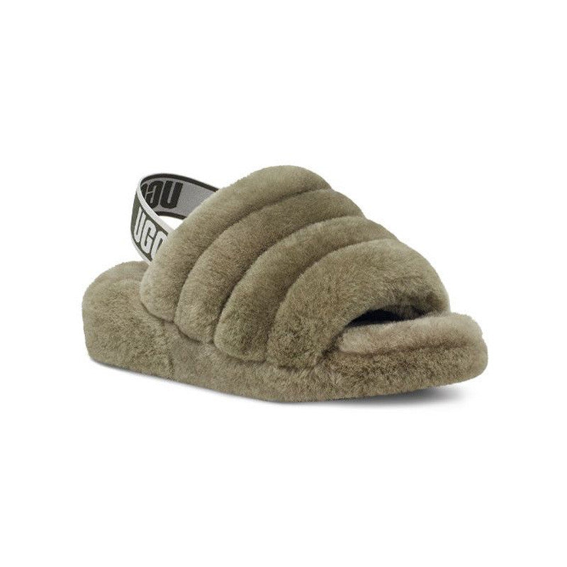 Sandale UGG FLUFF YEAH LOGO SLIDE