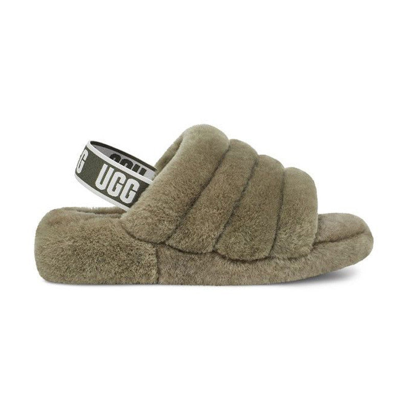 Sandale UGG FLUFF YEAH LOGO SLIDE