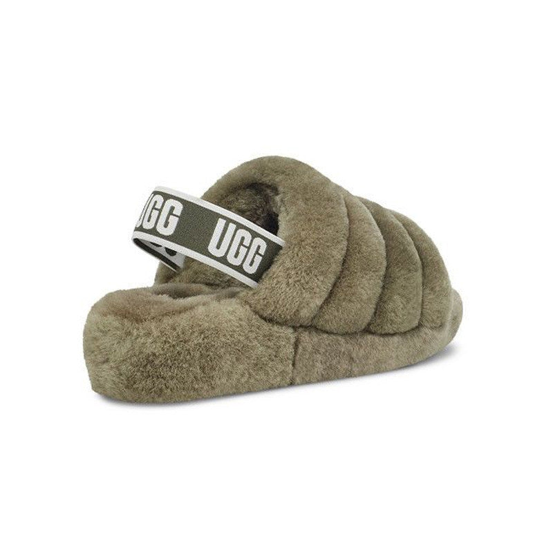 Sandale UGG FLUFF YEAH LOGO SLIDE