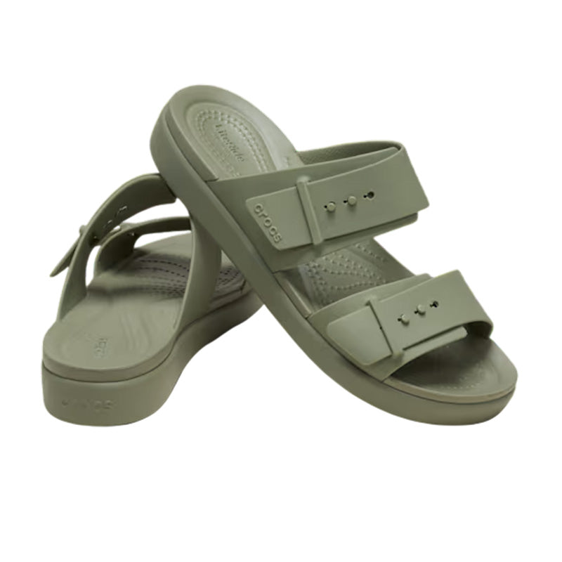 Sandale Femme Crocs BROOKLYN BUCKLE LOWWDG