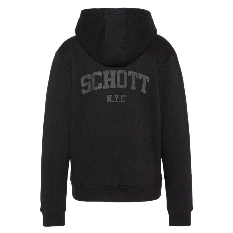 Sweat à capuche Schott ZIPPE LOGO REDSIMON