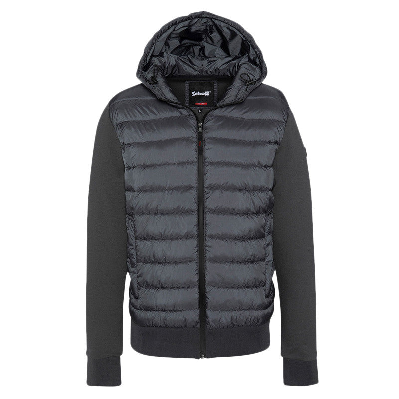 BIG SWEATSHIRT à Capuche BI MATIERE Schott REDBRANDON