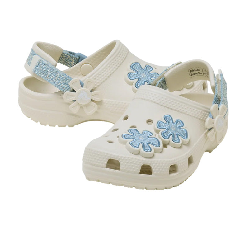 Sandalias Crocs Crocs Classic Dnm Flower Adj con tira trasera
