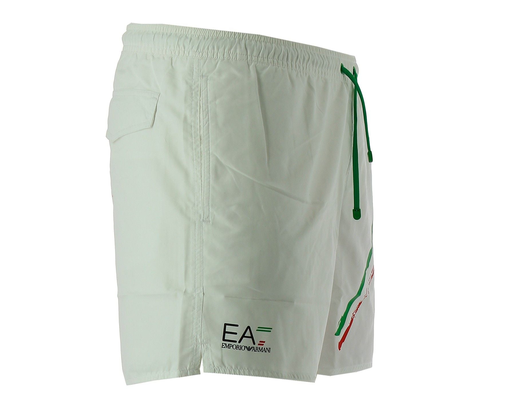 Short de bain EA7 Emporio Armani (Blanc)