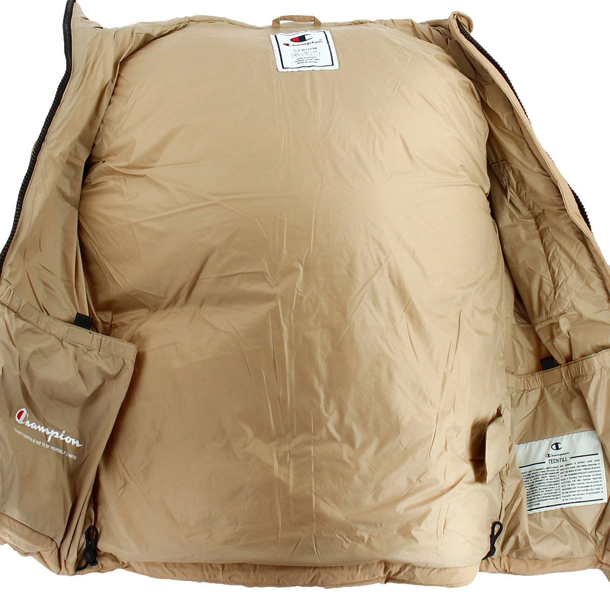 Chaqueta de plumas con capucha Champion