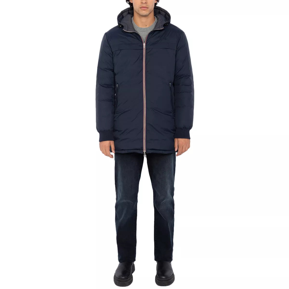 Doudoune Schott Riverso2 LONG CAPUCHE REVERSIBLE 2en1