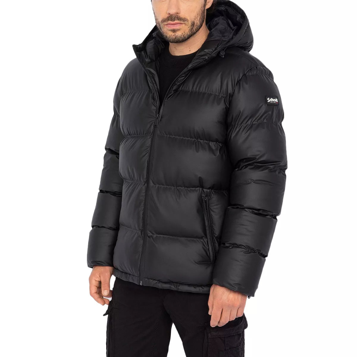 Doudoune Schott RUBBER A CAPUCHE ILLINOIS