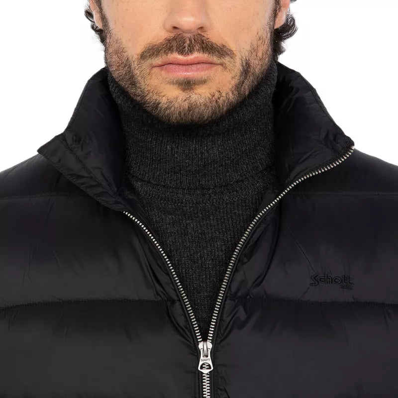 DOUDOUNE SANS MANCHES SCHOTT BRODERIE HAWKVRS