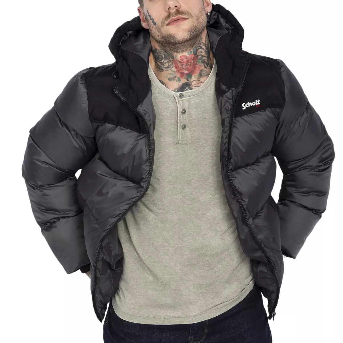 Doudoune Schott Capuche UTAH2