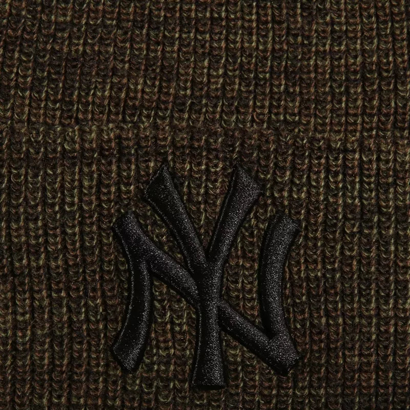 Bonnet New Era Marl Bobble Knit New York Yankees