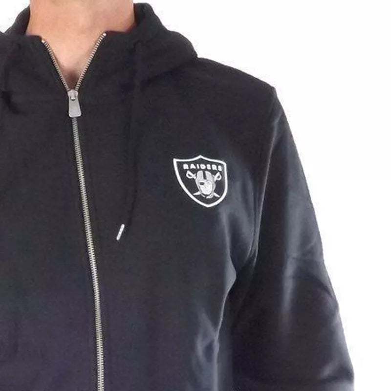 Sweat à capuche New Era Team App Fleece Oakland Raiders