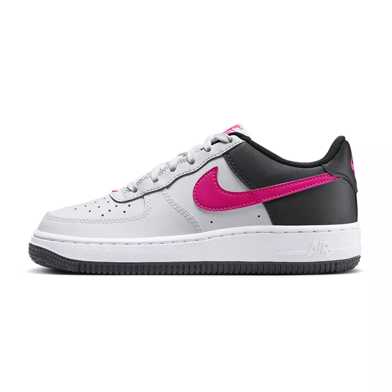 nike air force 1 junior grey and pink