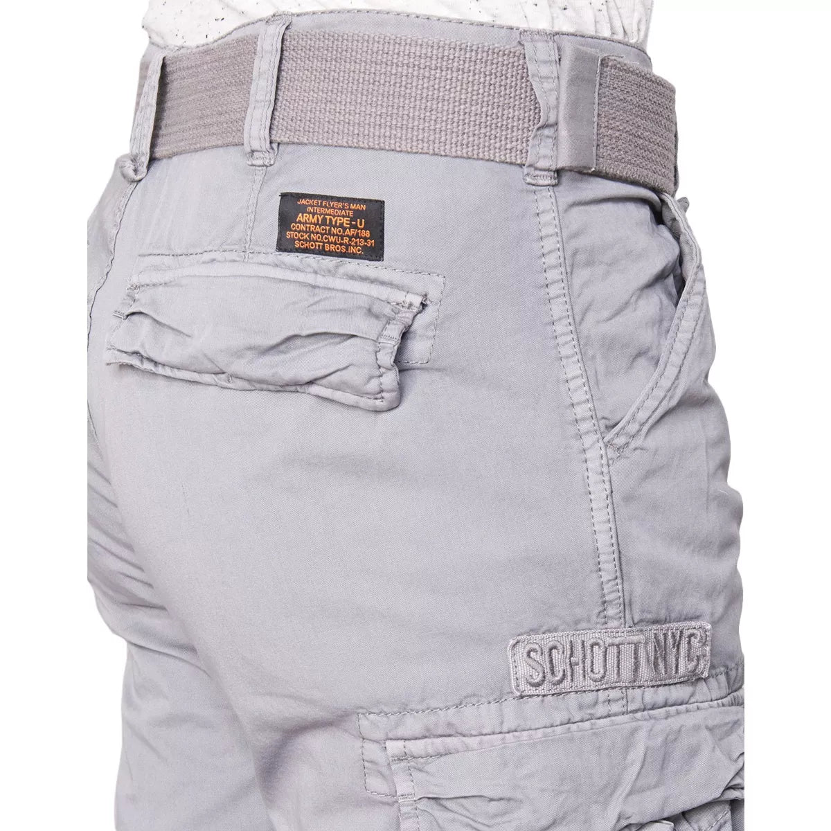 Short Schott MILITAIRE A CEINTURE TRRANGER30