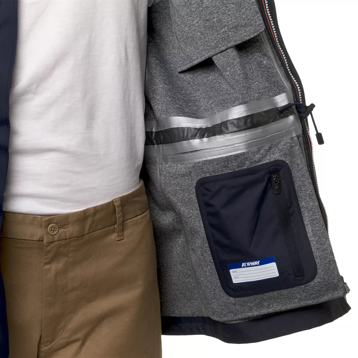 Parka K-Way Manphy Bonded Jersey