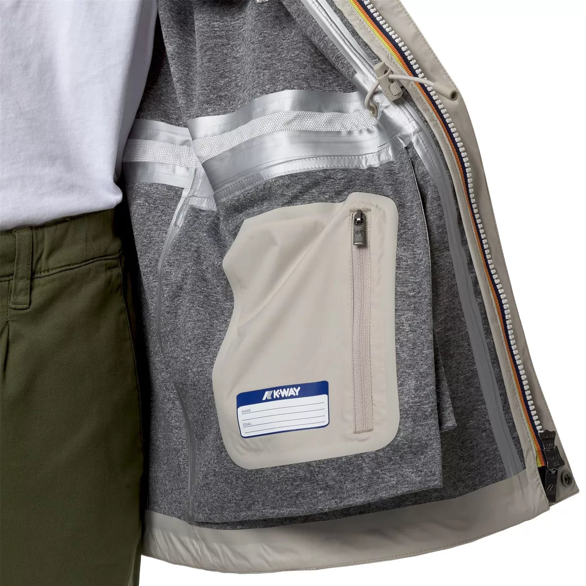 Parka K-Way Manphy Bonded Jersey