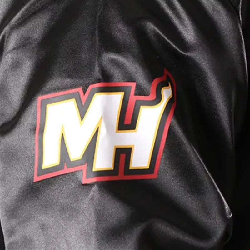 Blouson New Era TIP OFF SATEEN MIAMI HEAT