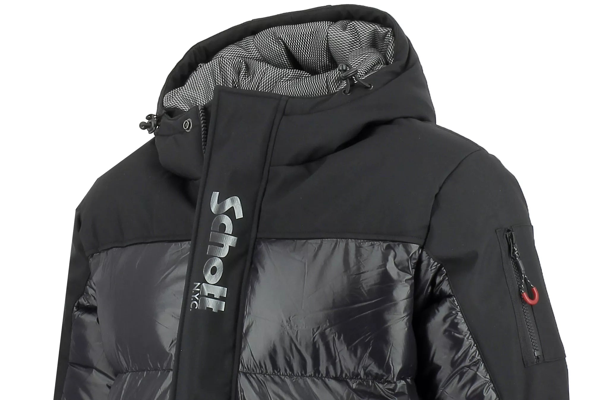 Doudoune à capuche Schott Delevan SMU