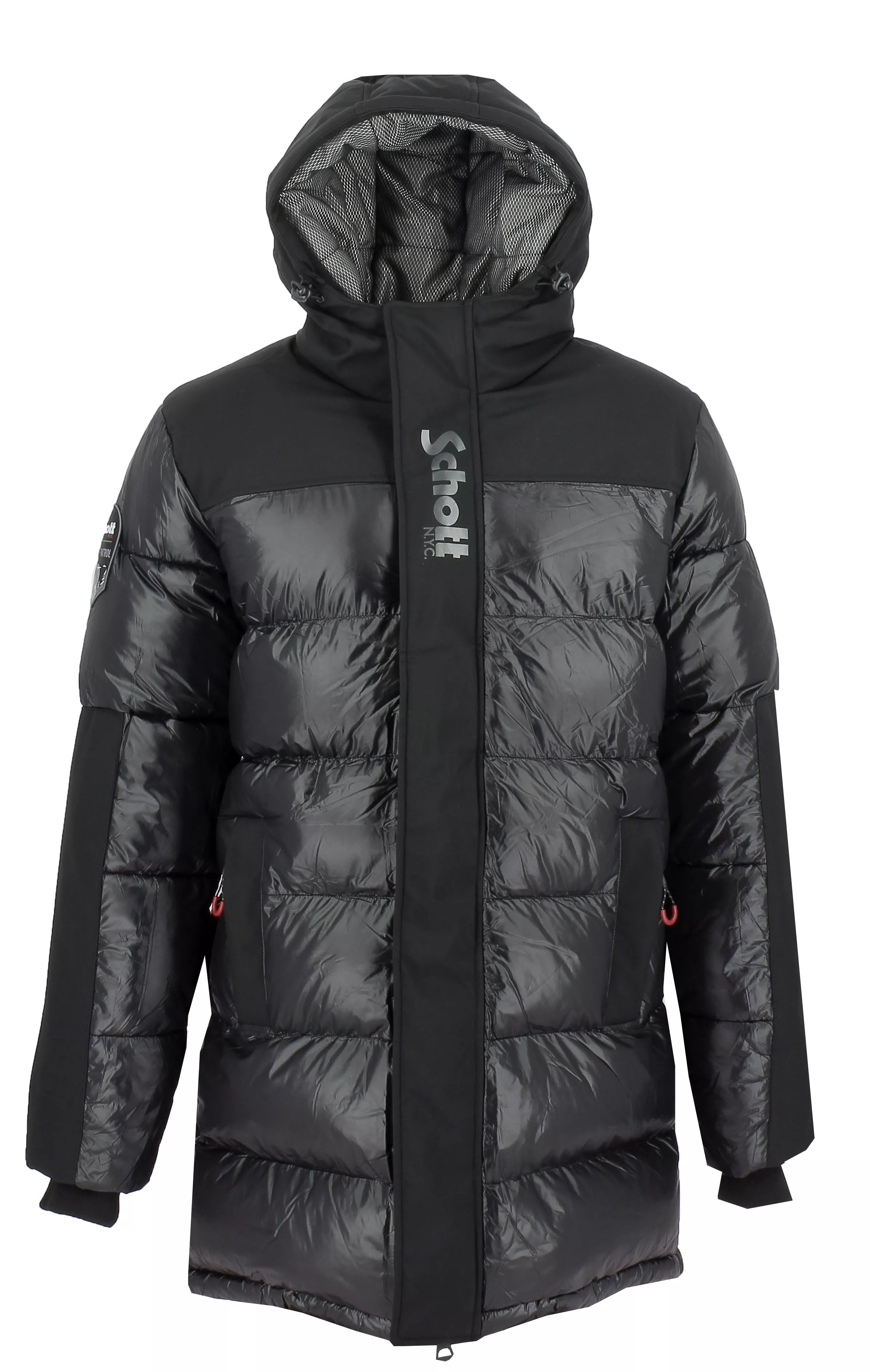 Doudoune Longue Capuche Schott SMU