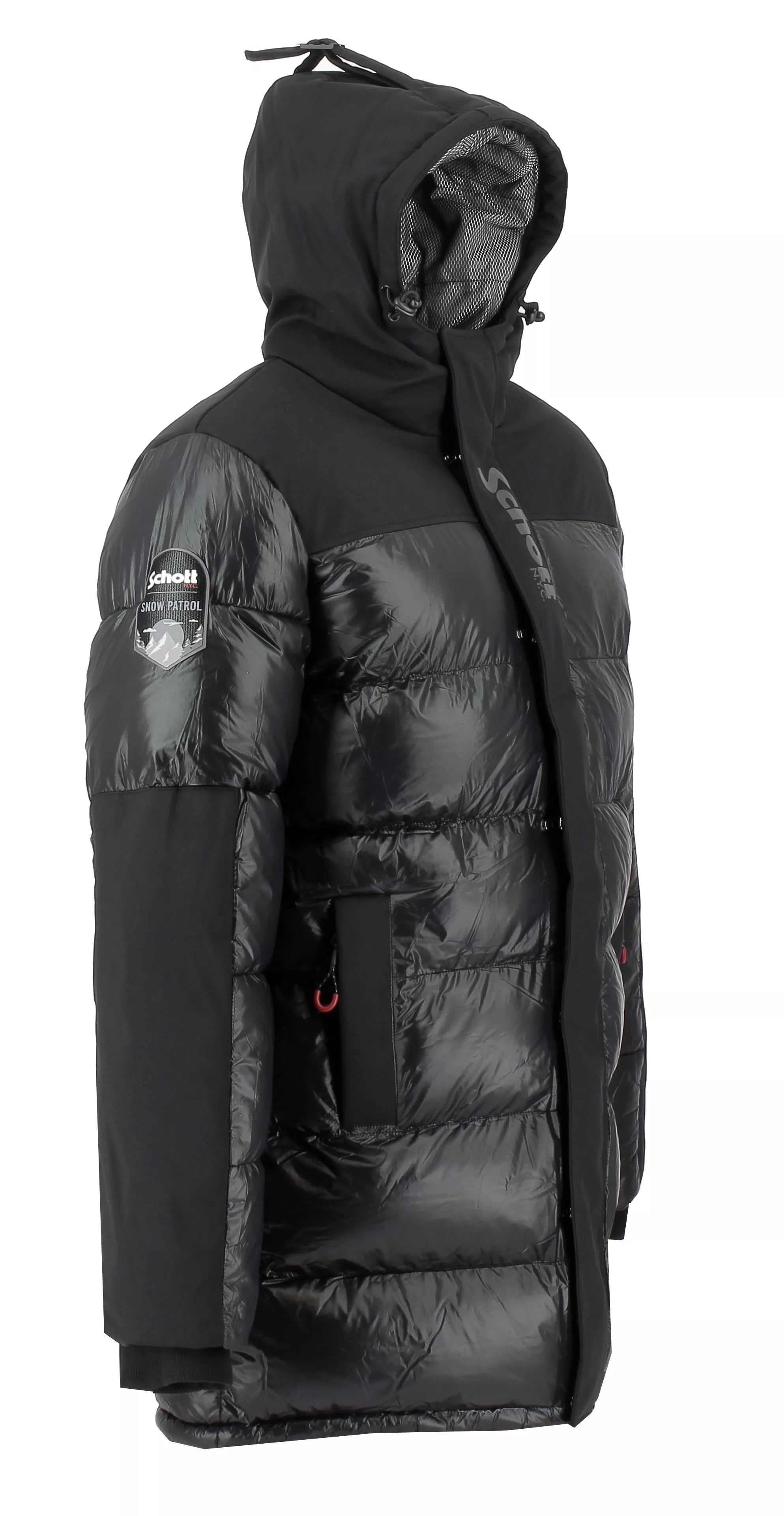 Doudoune Longue à Capuche Schott Altamont SMU