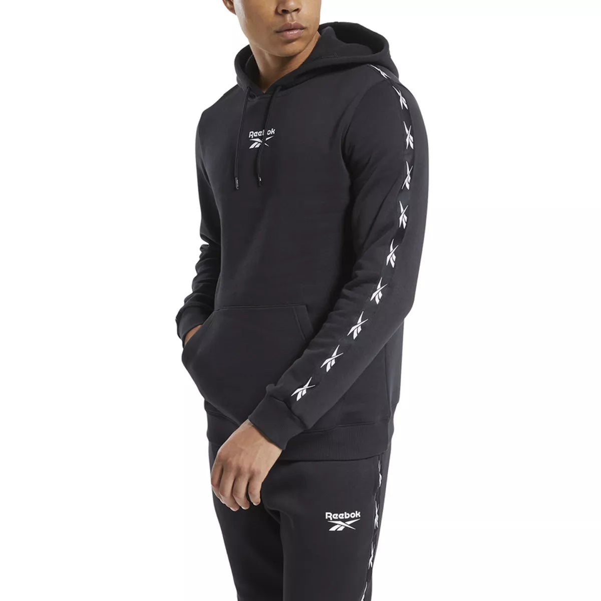 Sweat à capuche Reebok TRAINING ESSENTIALS TAPE