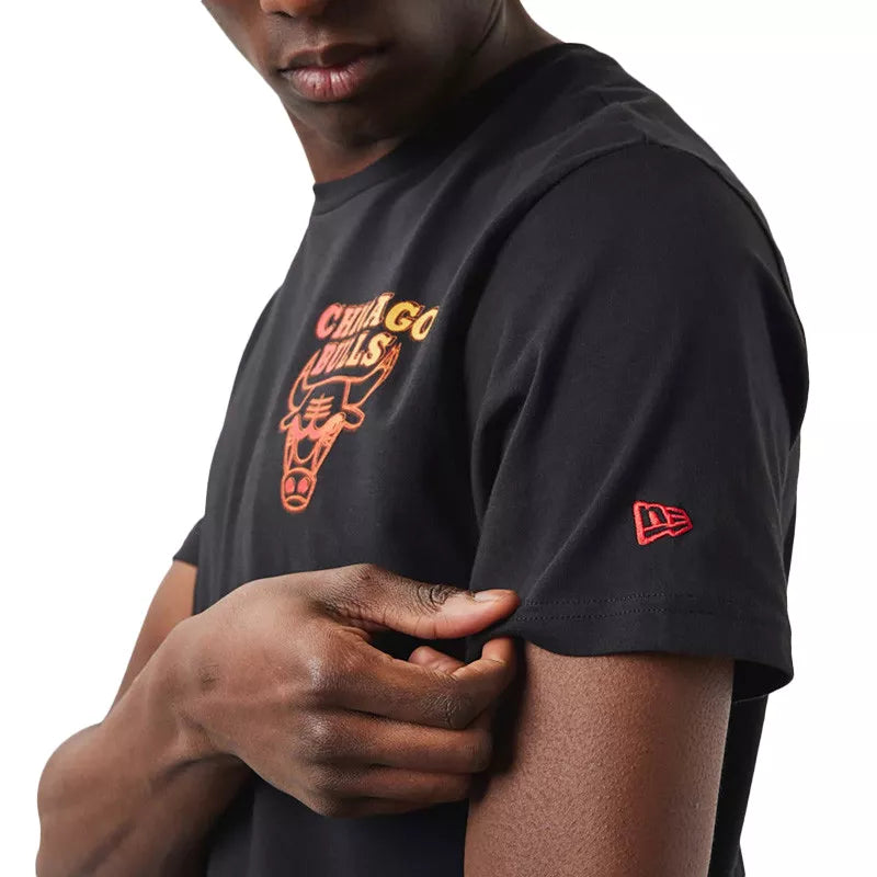 Tee-shirt New Era Chicago Bulls NBA Neon Fade