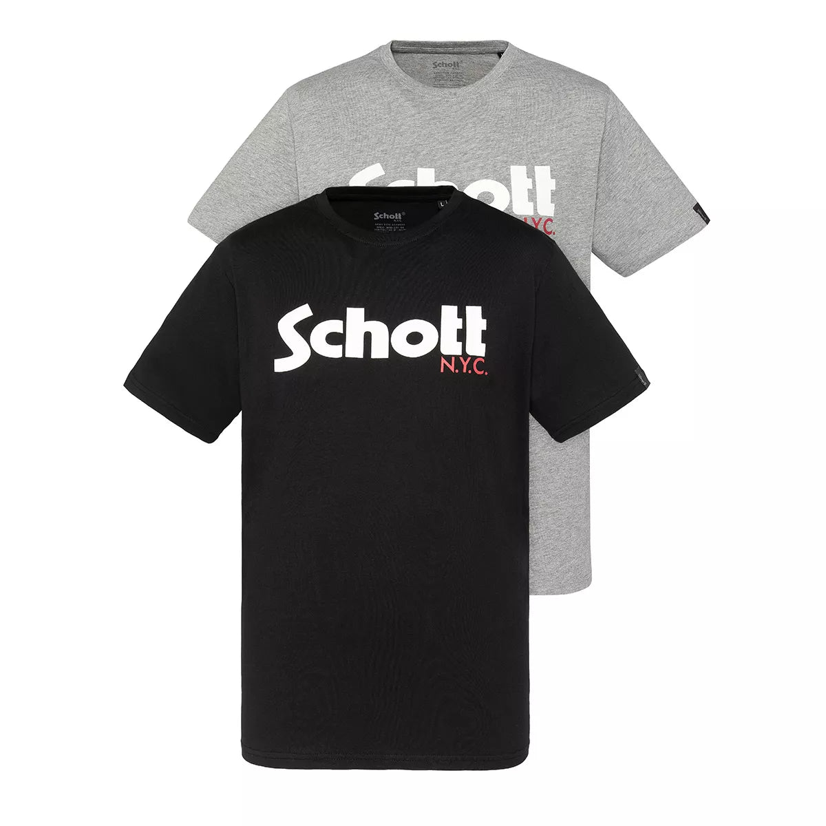 Pack 2 Tee-shirt Schott PETIT LOGO