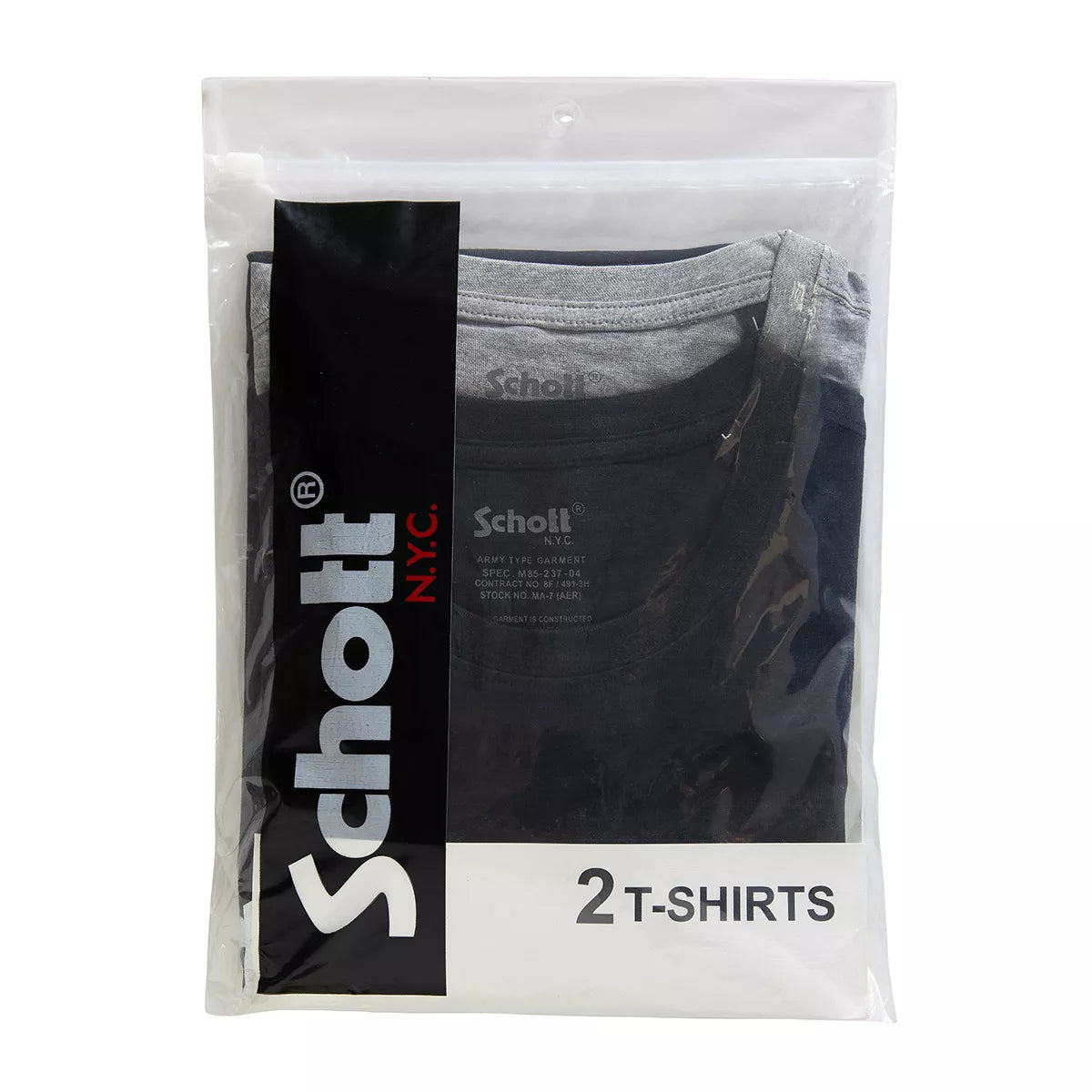 Pack 2 Tee-shirt Schott PETIT LOGO