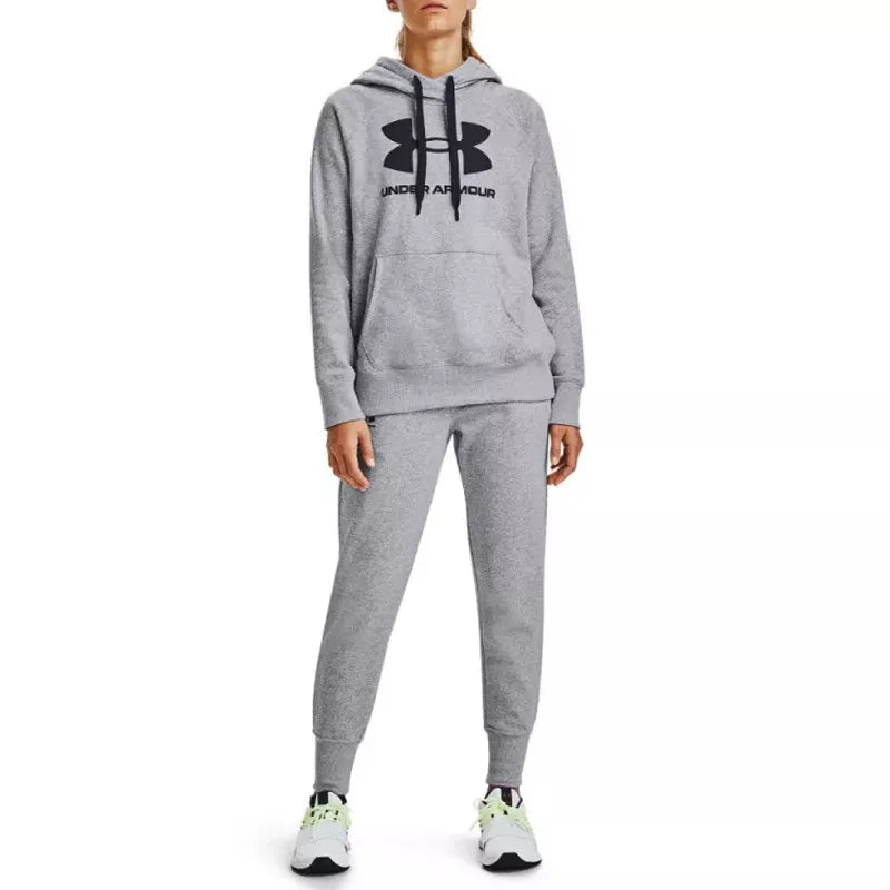Sweat à capuche Femme Under Armour LOGO RIVAL FLEECE