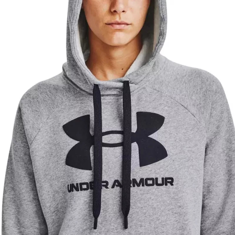 Sweat à capuche Femme Under Armour LOGO RIVAL FLEECE