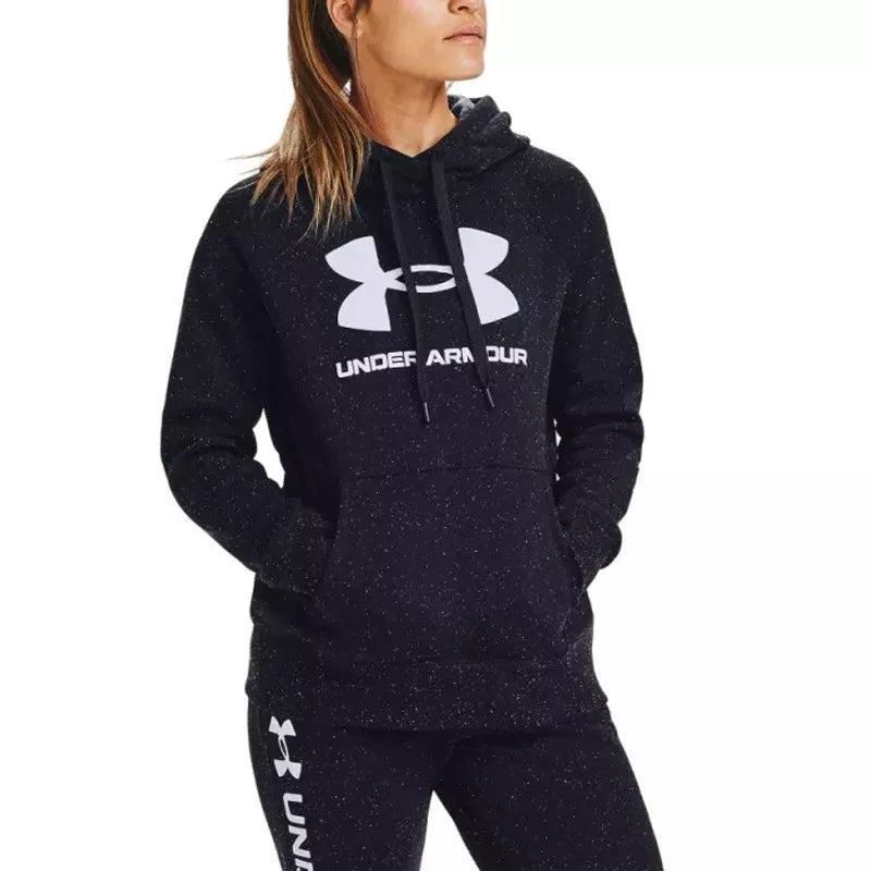 Sweat à capuche Femme Under Armour LOGO RIVAL FLEECE