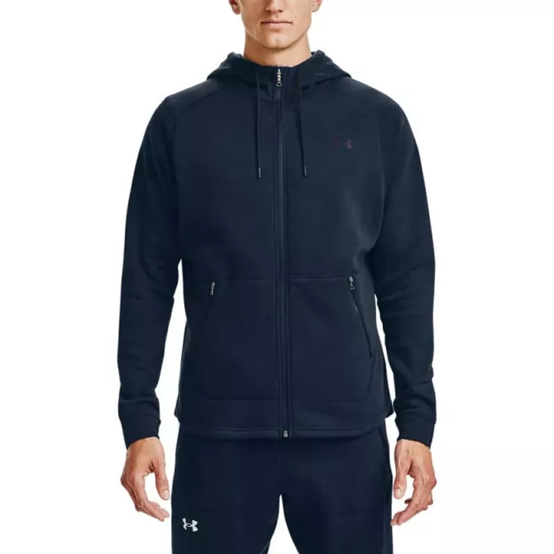 Sweat à capuche Under Armour CHARGED COTTON FLEECE FULL ZIP