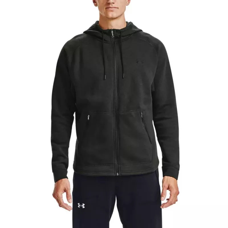 Sweat à capuche Under Armour CHARGED COTTON FLEECE FULL ZIP