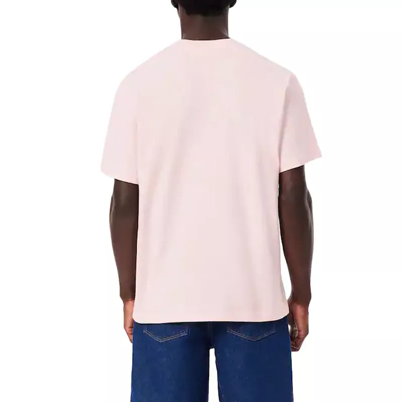 Camiseta Lacoste rosa pálido para hombre