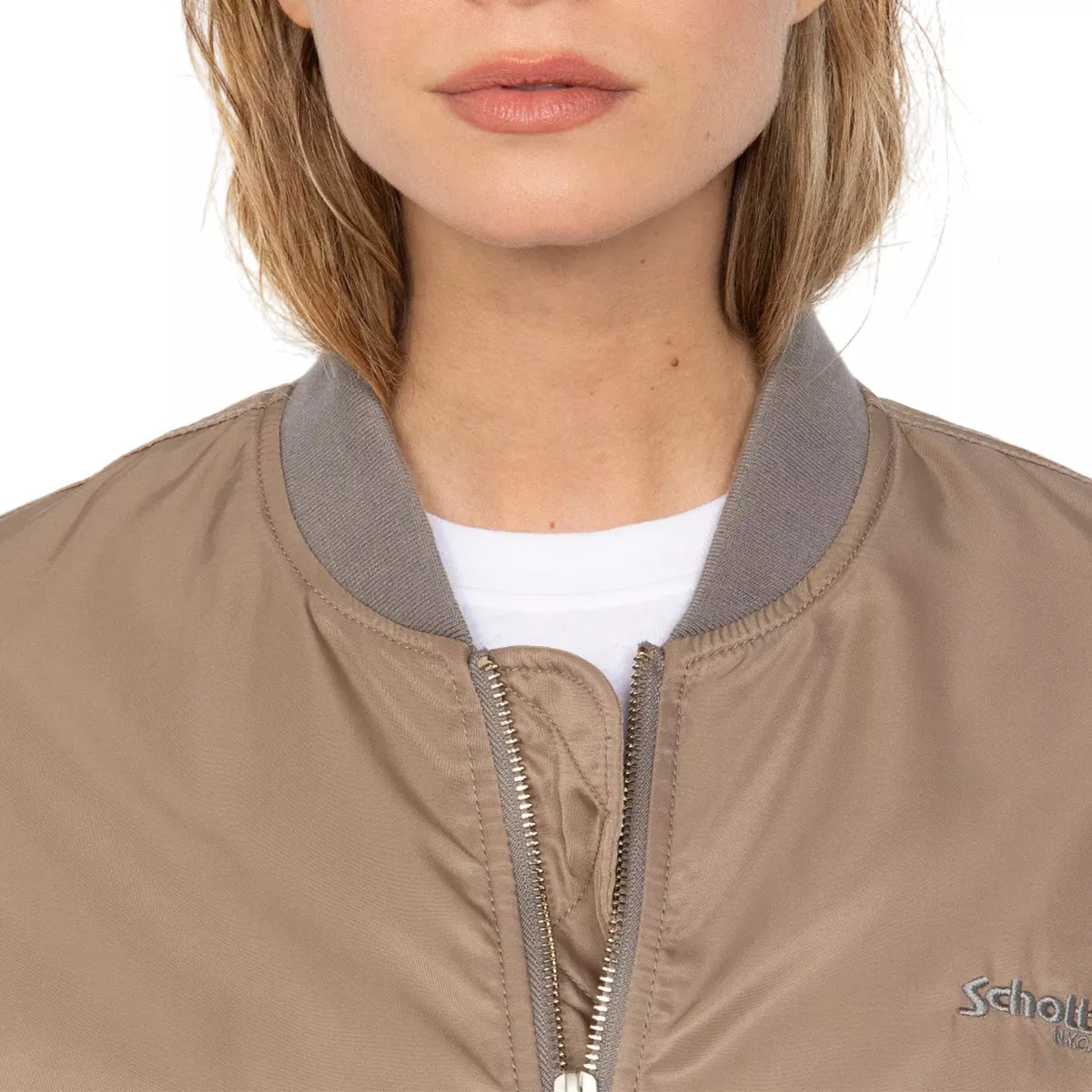 Bomber Long zippé Schott