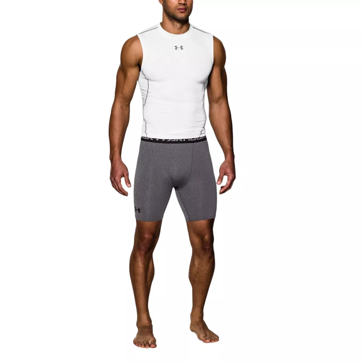 Short Compression Under Armour HeatGear Armour Mid - 1257470-090