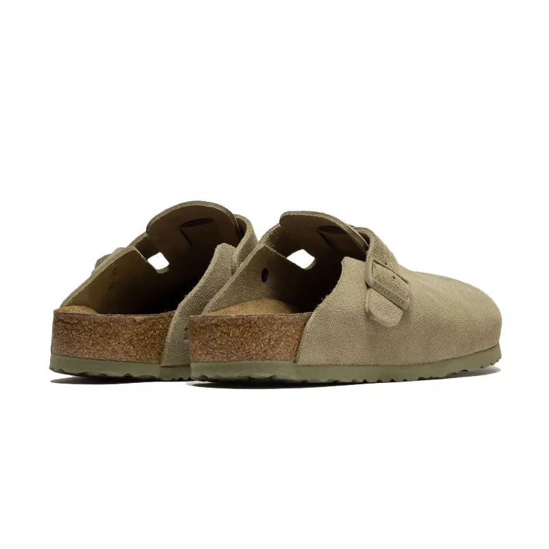 Chausson Femme Birkenstock BOSTON RIVETS SUEDE étroite