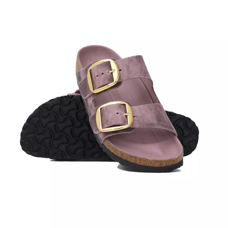Sandale Birkenstock ARIZONA BIG BUCKLE CUIR étroite