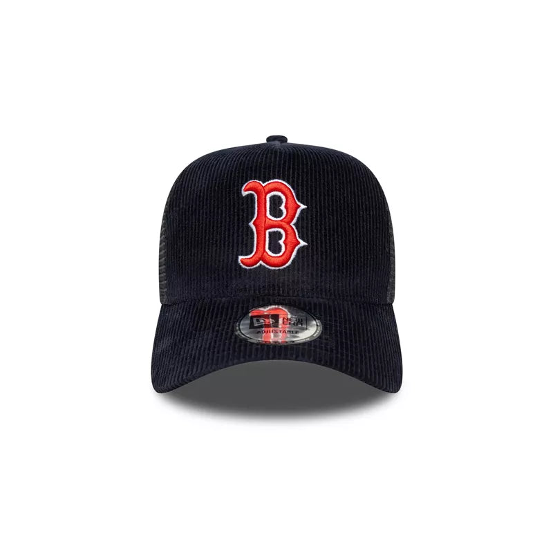 Casquette New Era CORD TRUCKER BOSRED
