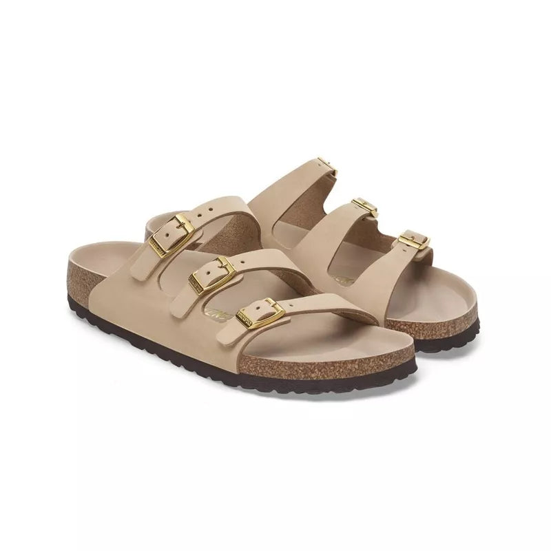 Sandale Birkenstock FLORIDA NUBUCK étroite