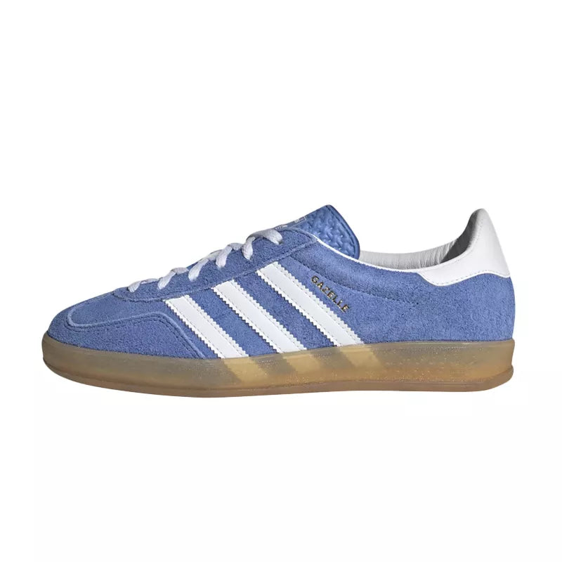 adidas gazelle silver green womens Pegashoes - Basket Adidas Originals Gazelle Indoor Bleu/Blanc