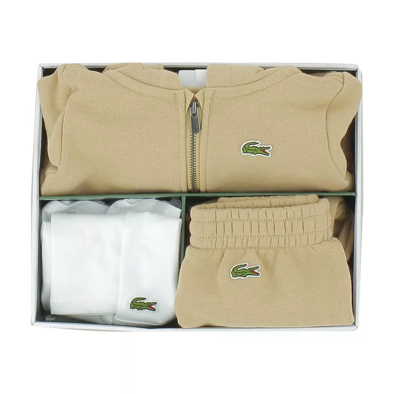 Ensemble jogging + Body ML + Tee Shirt ML Lacoste Bébé