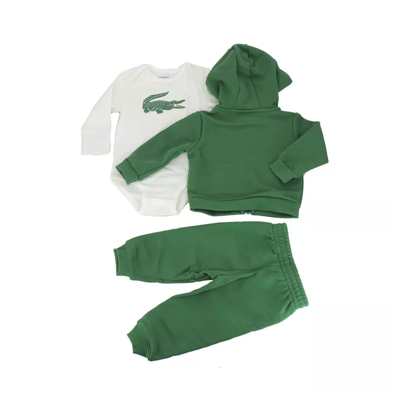 Ensemble jogging + Body ML + Tee Shirt ML Lacoste Bébé