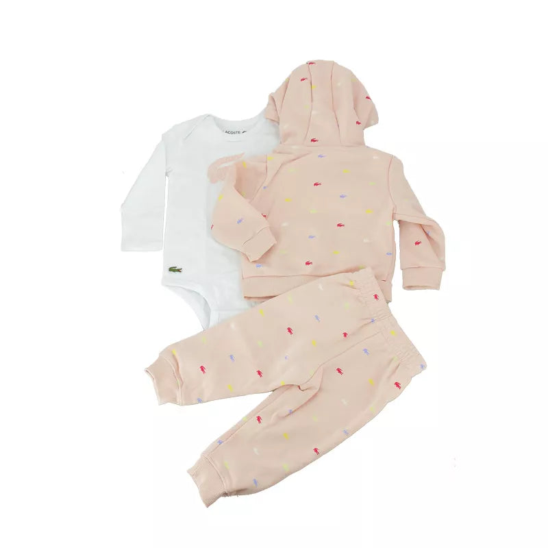 Ensemble jogging + Body ML + Tee Shirt ML Lacoste Bébé