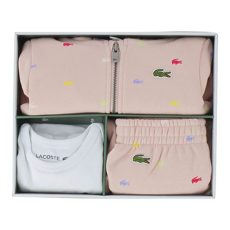 Ensemble jogging + Body ML + Tee Shirt ML Lacoste Bébé