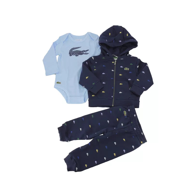 Ensemble jogging + Body ML + Tee Shirt ML Lacoste Bébé