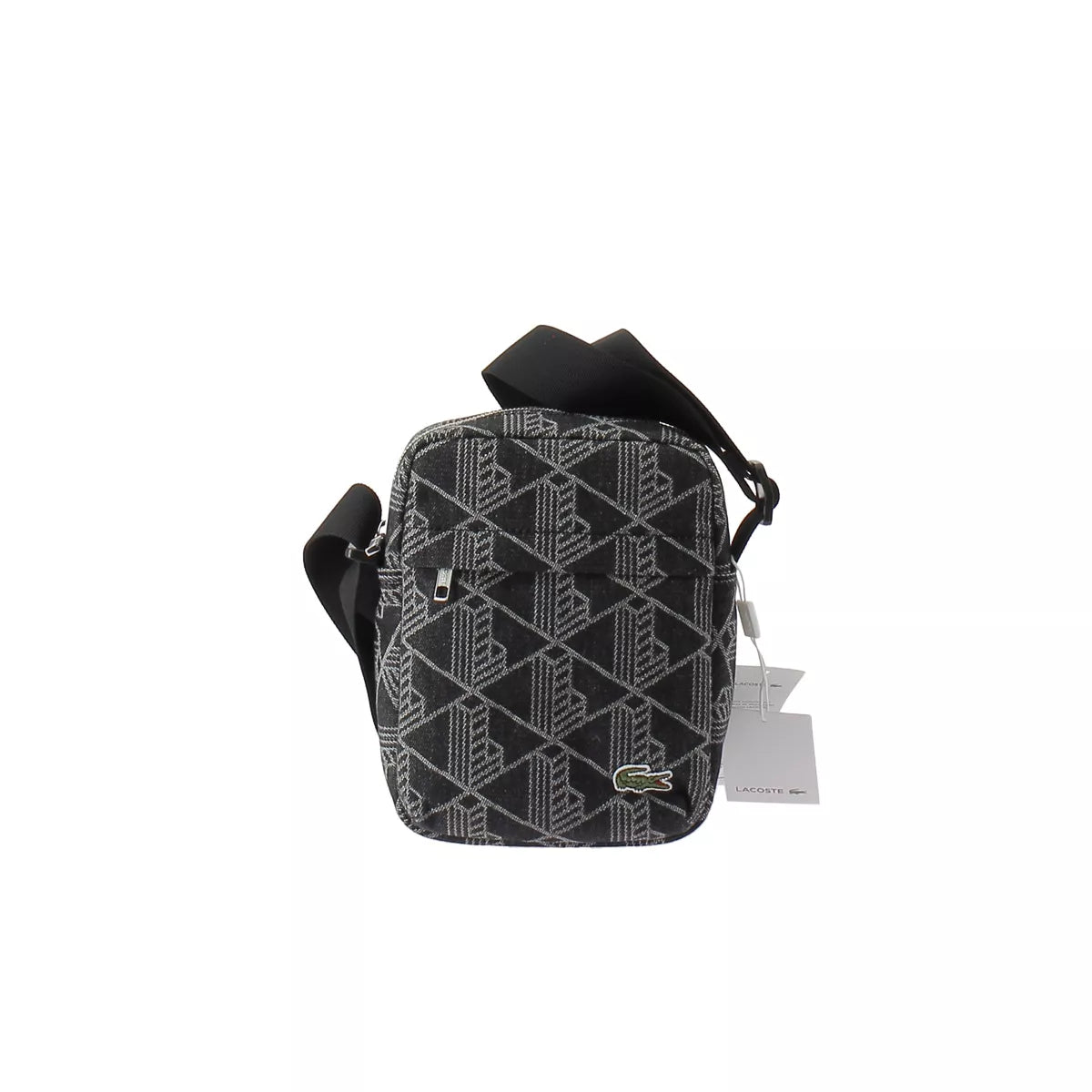 Sacoche Lacoste VERTICAL Neocroc motif jacquard