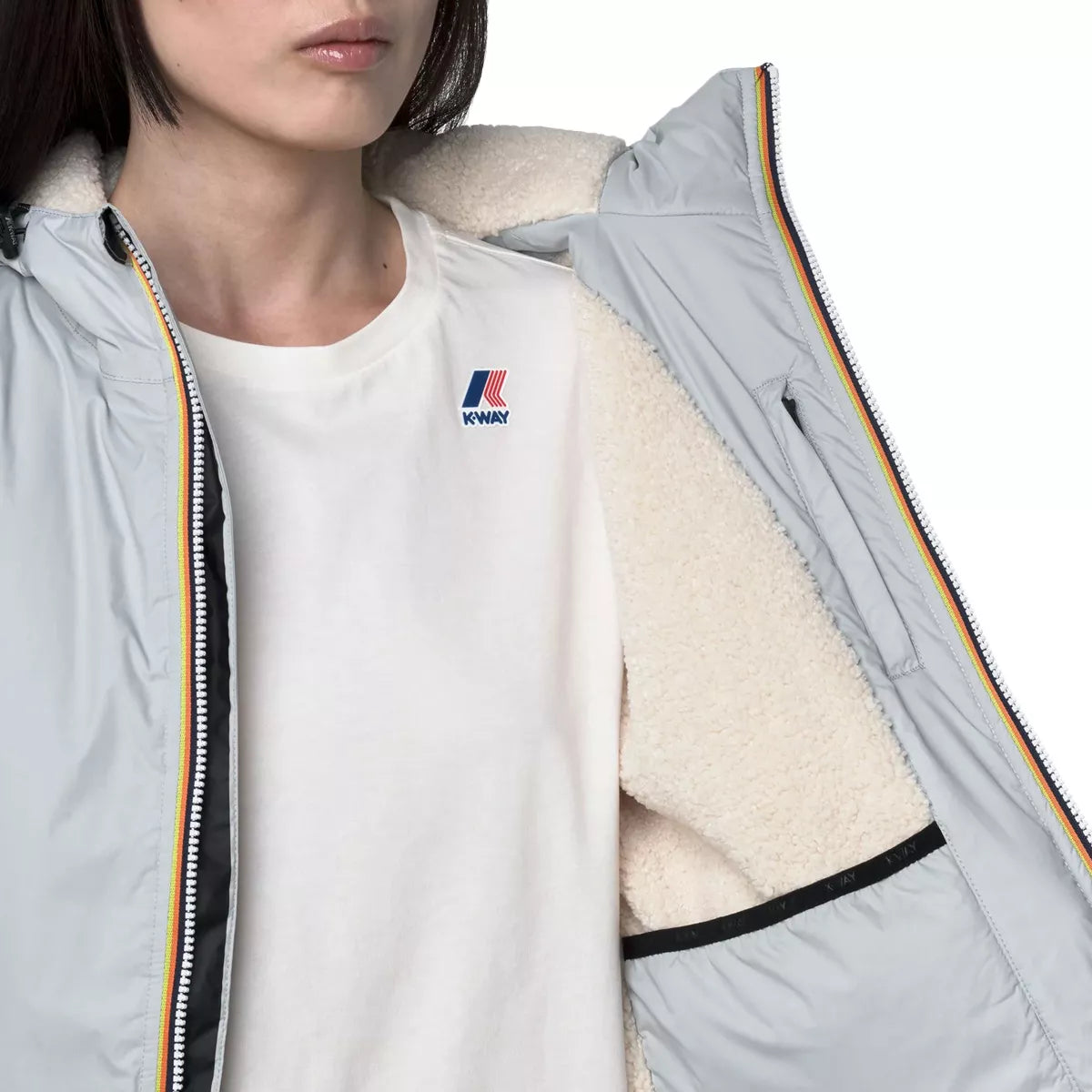 Blouson K-Way LE VRAI 4.0 ALBINE ORSETTO