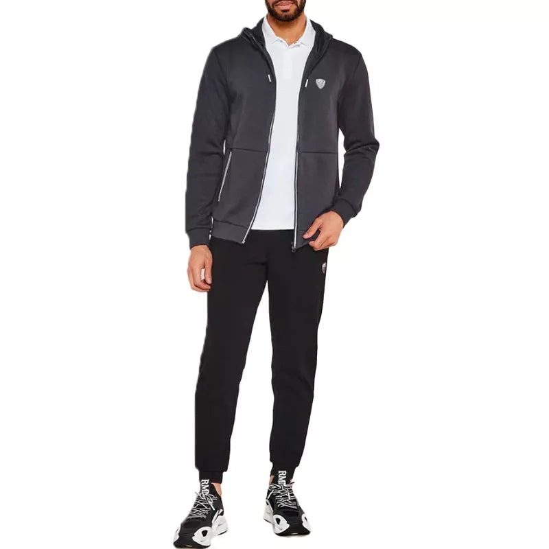 Sweatshirt à capuche zippé Homme EA7 Emporio Armani