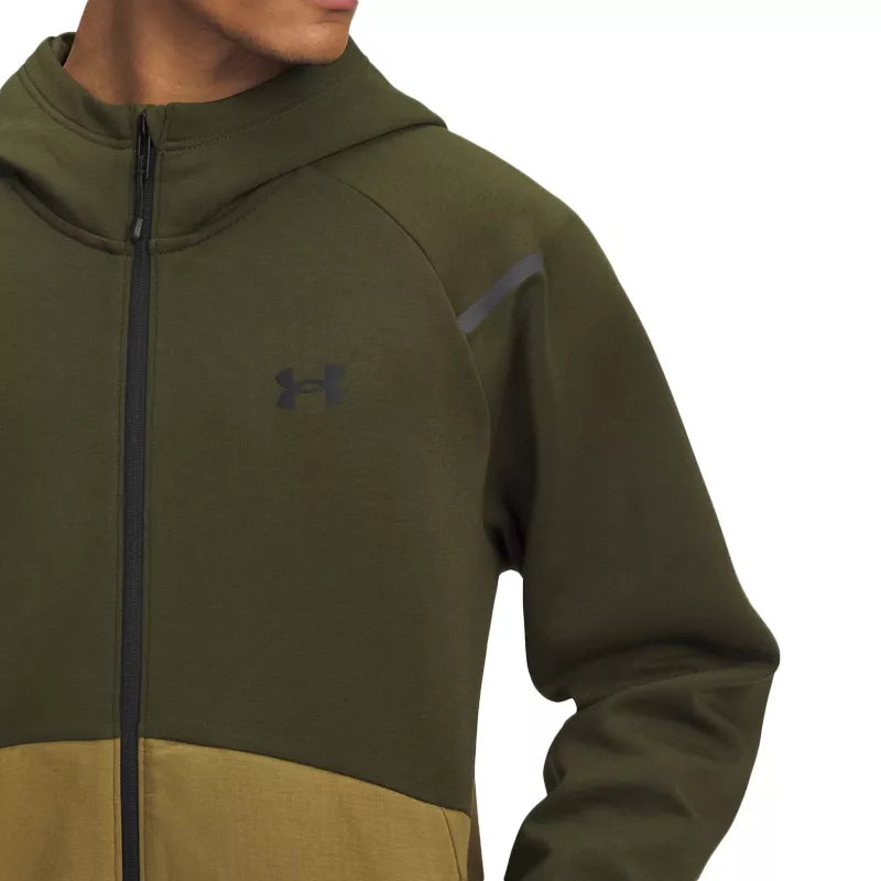 Sweatshirt à capuche Homme Under Armour UNSTOPPABLE FLEECE FULL-ZIP