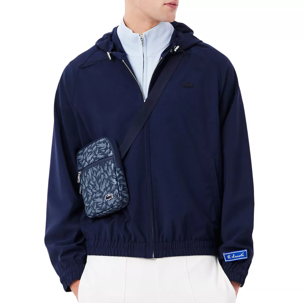 Petite sacoche plate Lacoste LCST